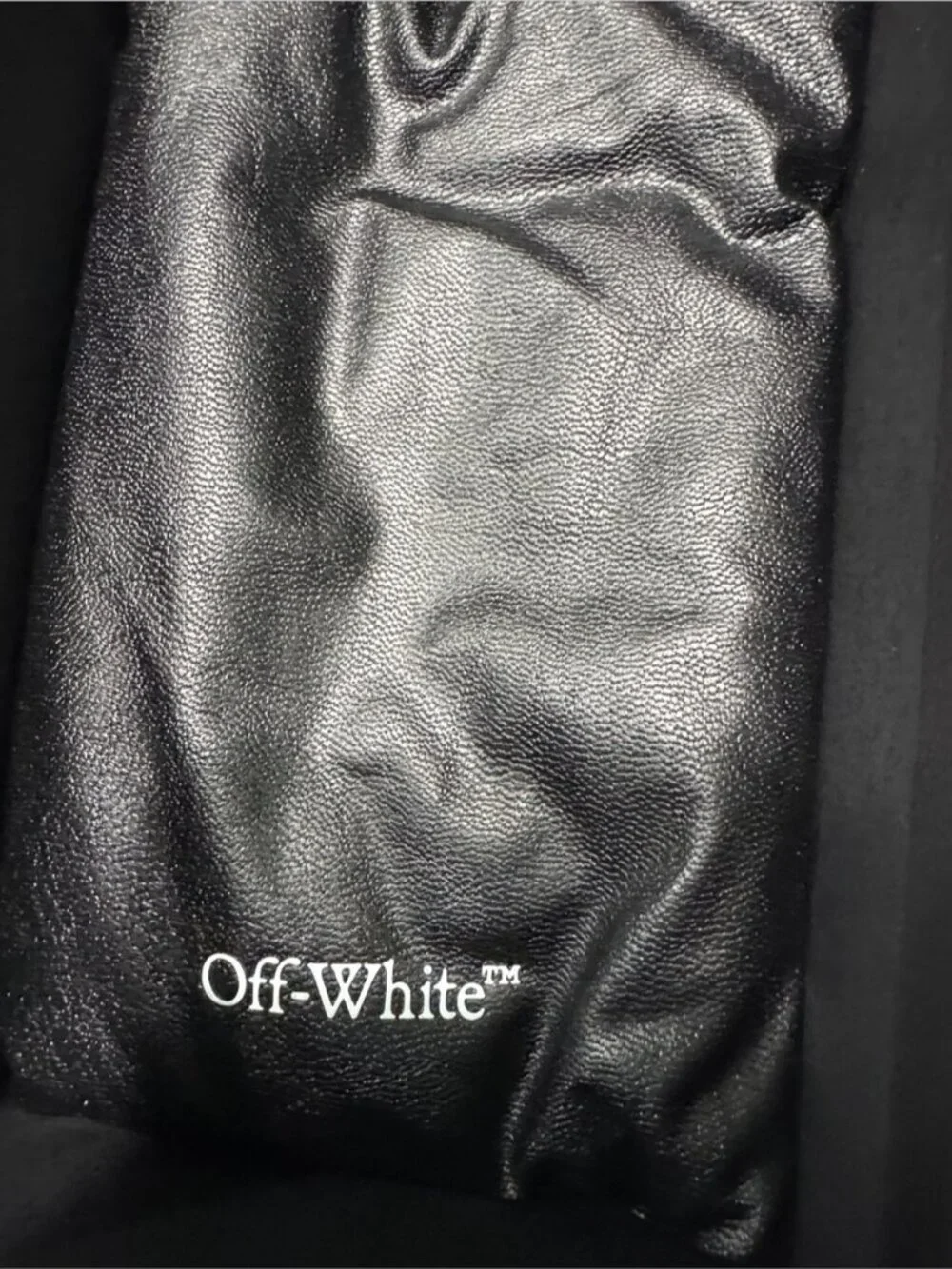 Off-White White Frame Sunglasses with Rose Lenses